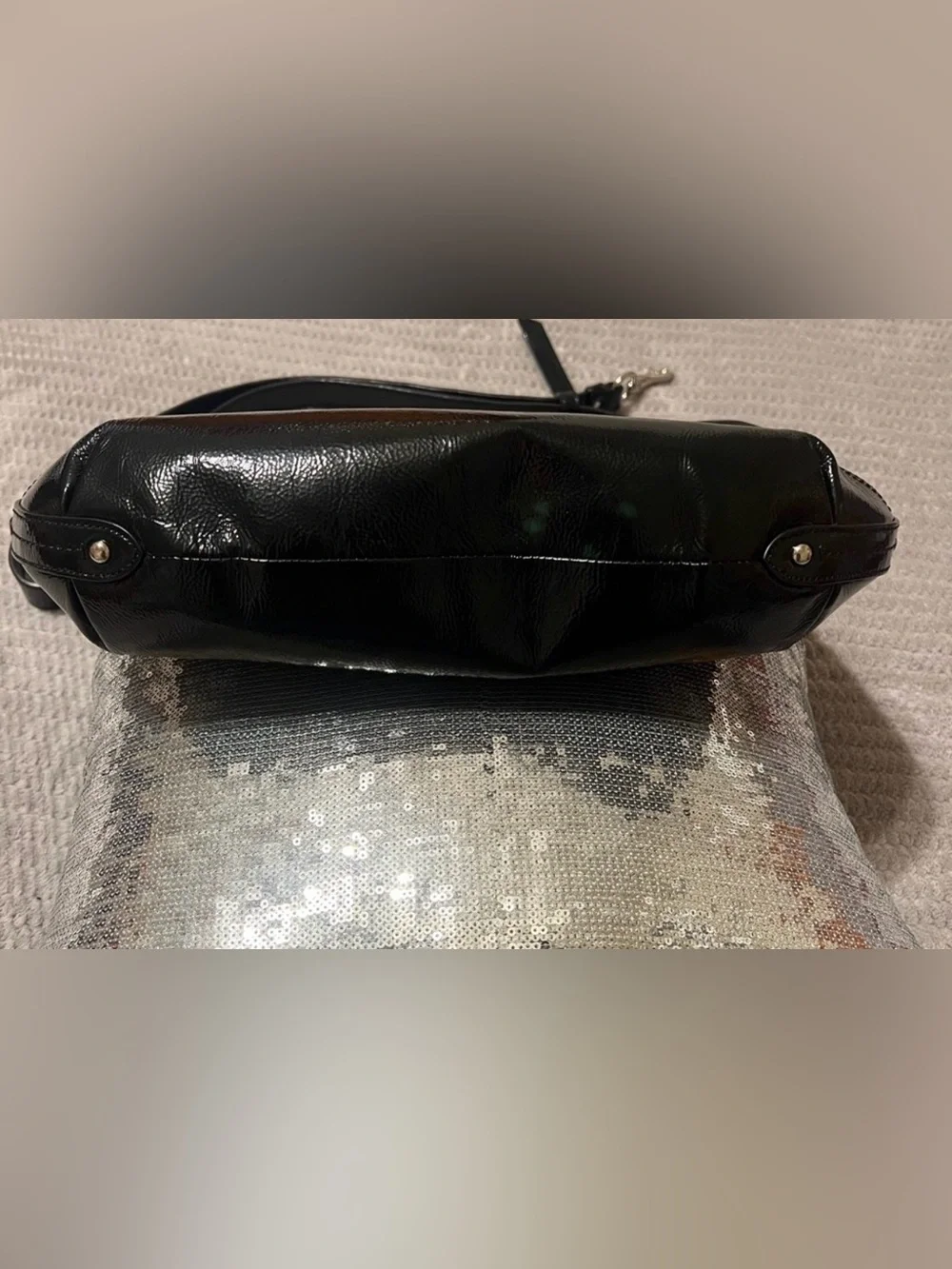 Coach Black Park Signature Canvas shoulder/  crossbody bag